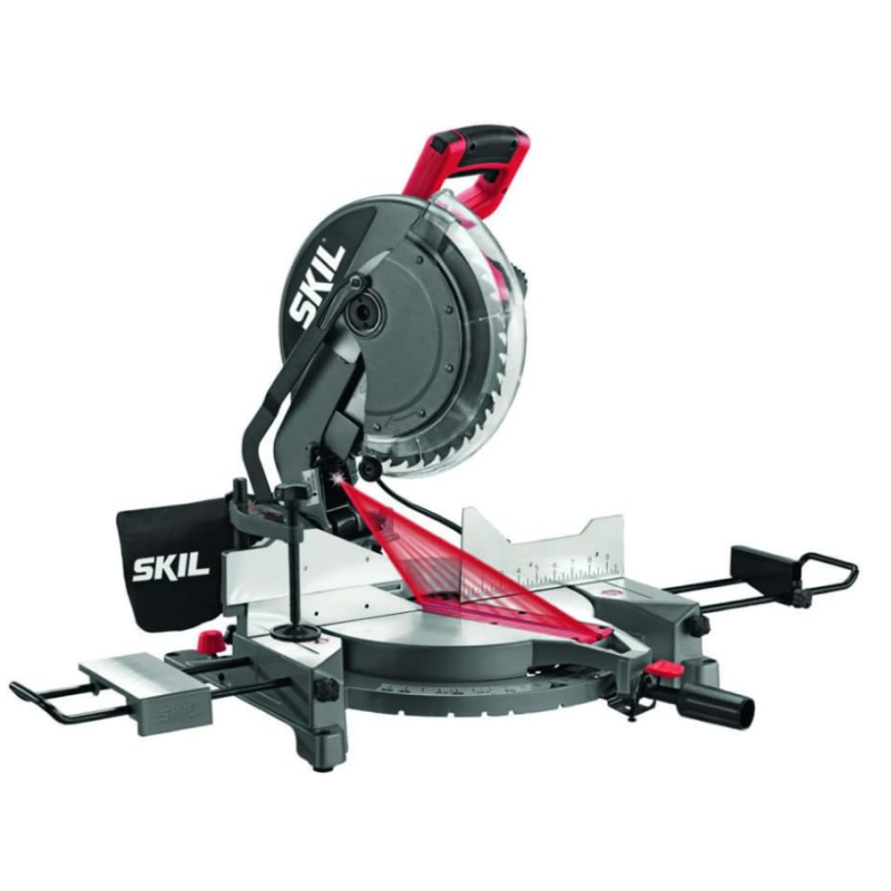 SKIL 3821-01 12-Inch Quick Mount Compound Miter Saw with Laser